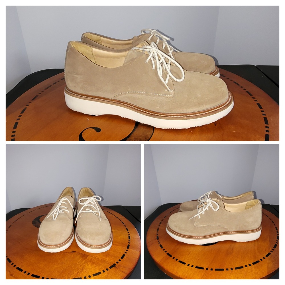 Samuel Hubbard Hubbard Free Tan Suede Derby Shoes Vibram Sole Mens M1100-004
